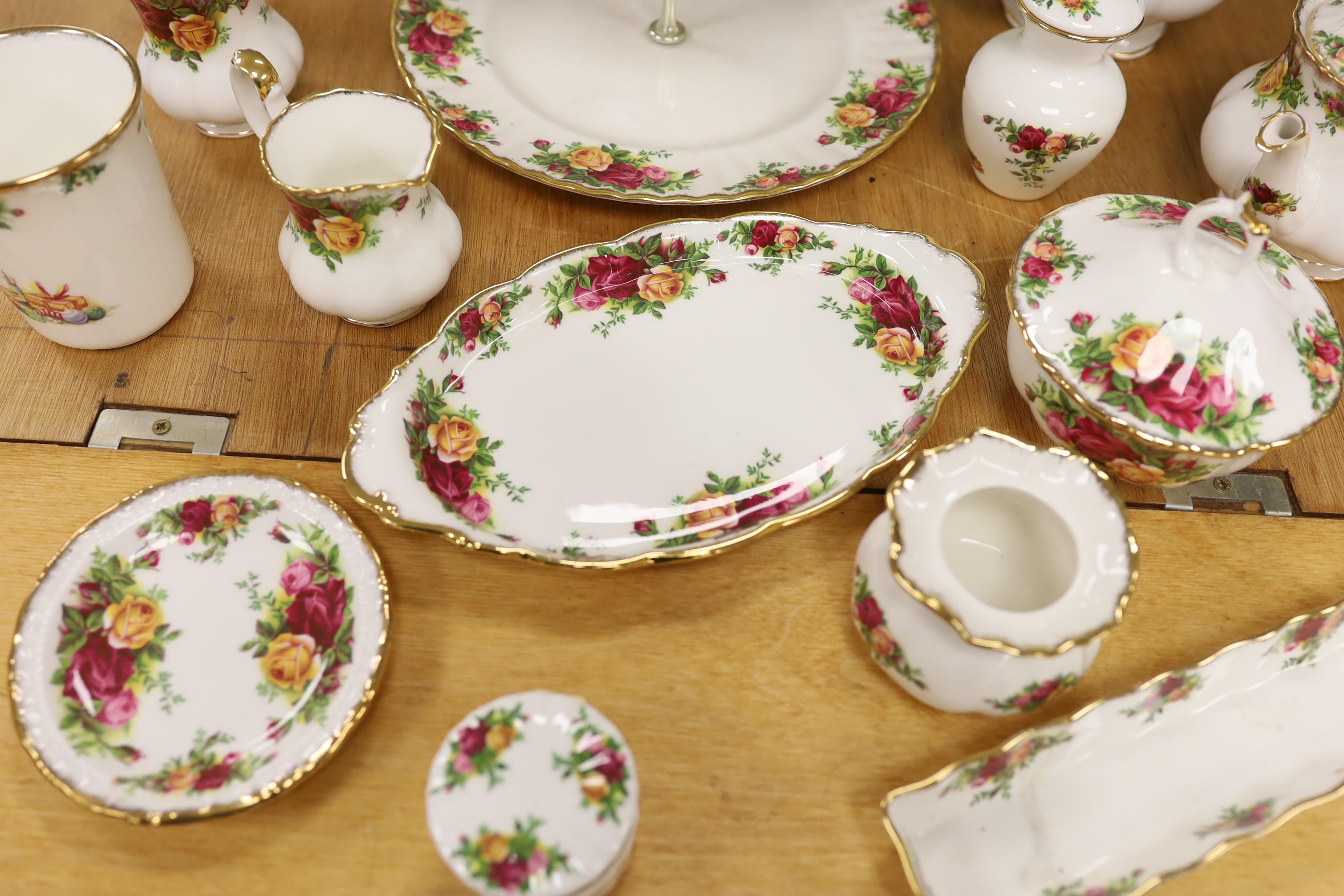 A Royal Albert 'Old Country Roses' tea service